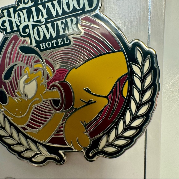 NWT. Disney Parks The Hollywood Tower Hotel Minnie Mouse Pin New With Card back. - Picture 4 of 9